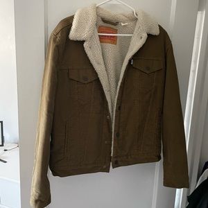 Levi’s fleece lined trucker jacket